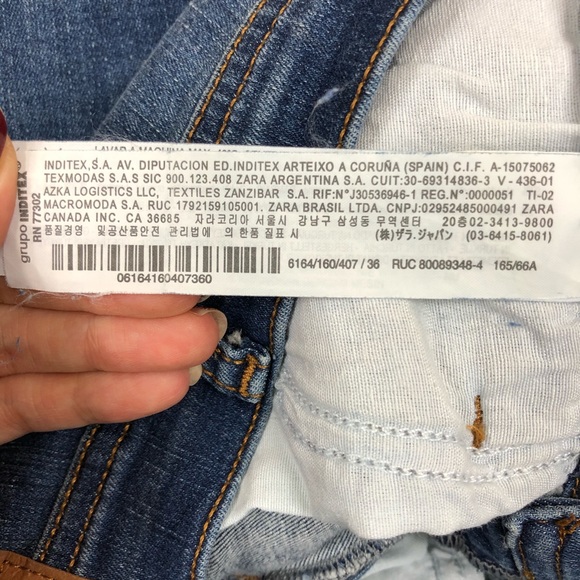 Zara Basic Z1975 Medium Wash Skinny Jeans - Picture 7 of 10